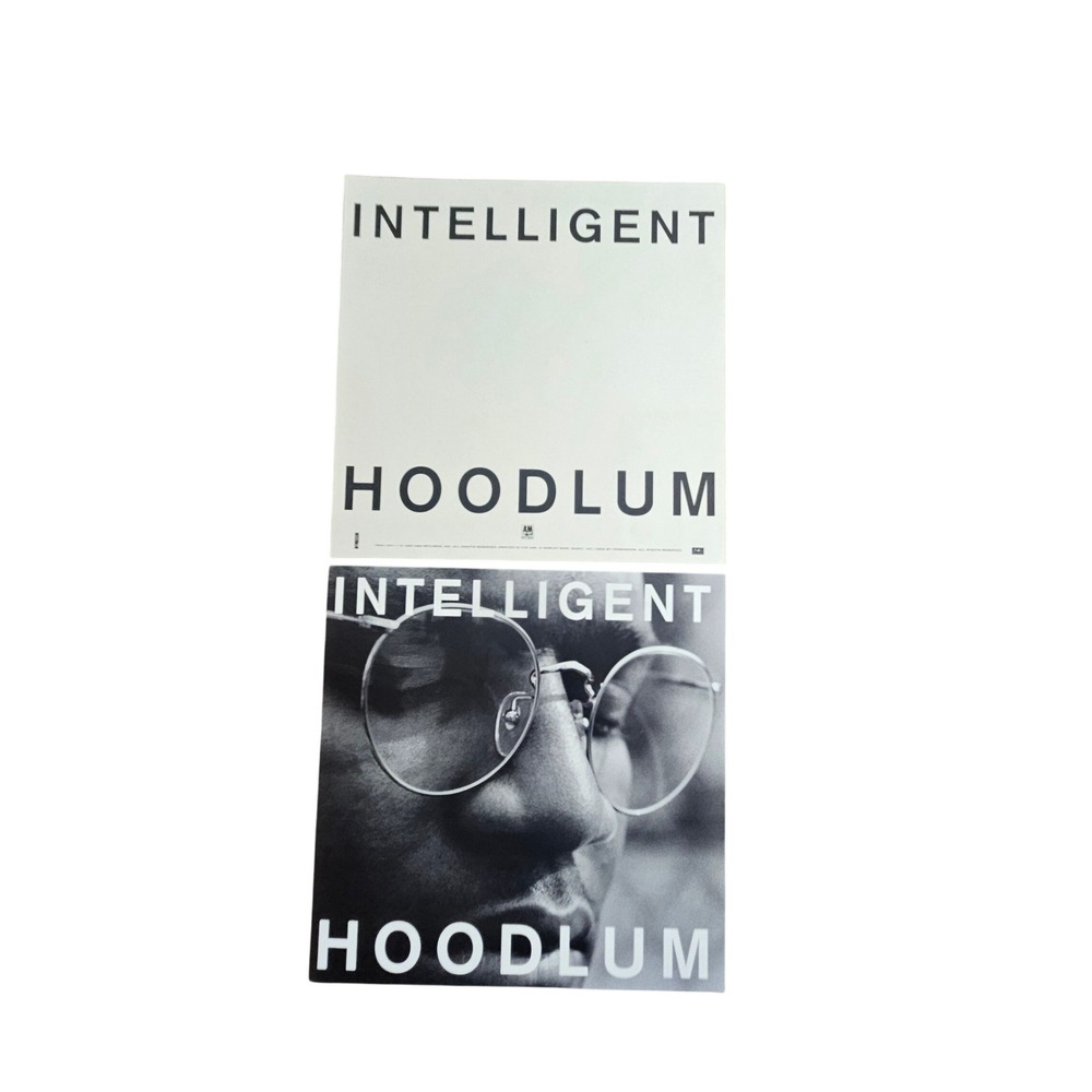 2 Intelligent Hoodlum VTG 1990 Promo Flat Poster 12x12 Double Sided A&M Records